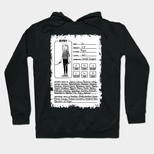 Ryry's Character Sheet Hoodie